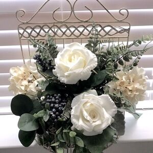 Vintage Planter Newly Designed Floral Arrangement FINAL SALE ITEM